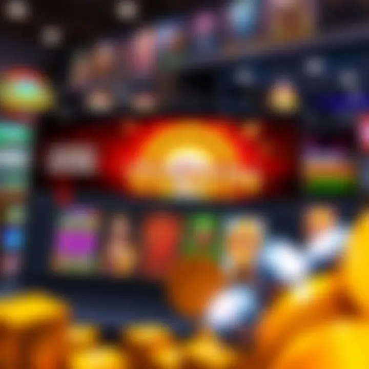 Casino Ozwin online platform showcasing a variety of slot games and user interface