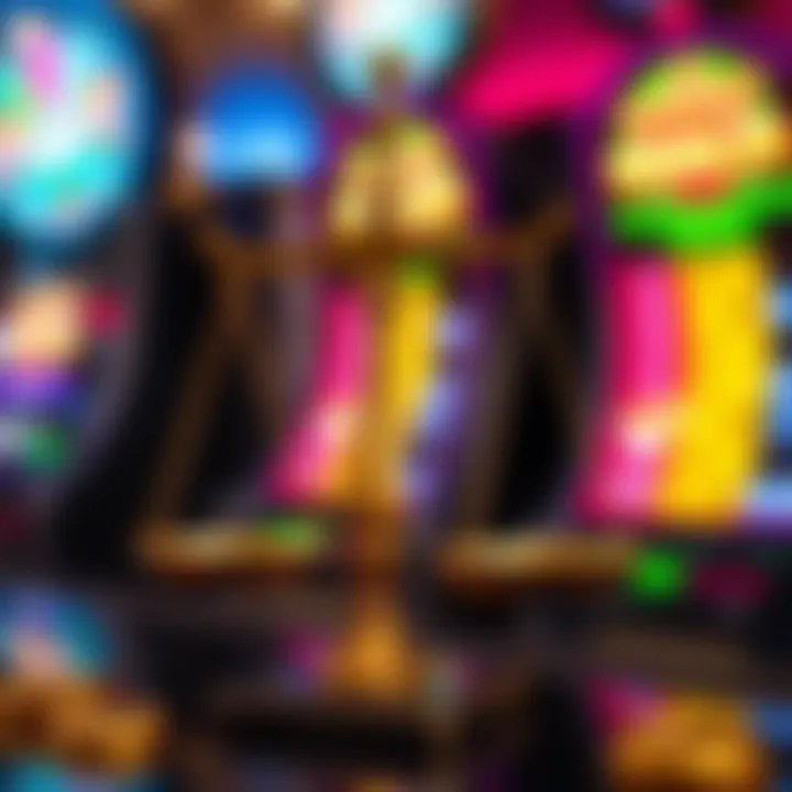 Illustration of digital legal scales representing the legal framework for online gambling in Australia