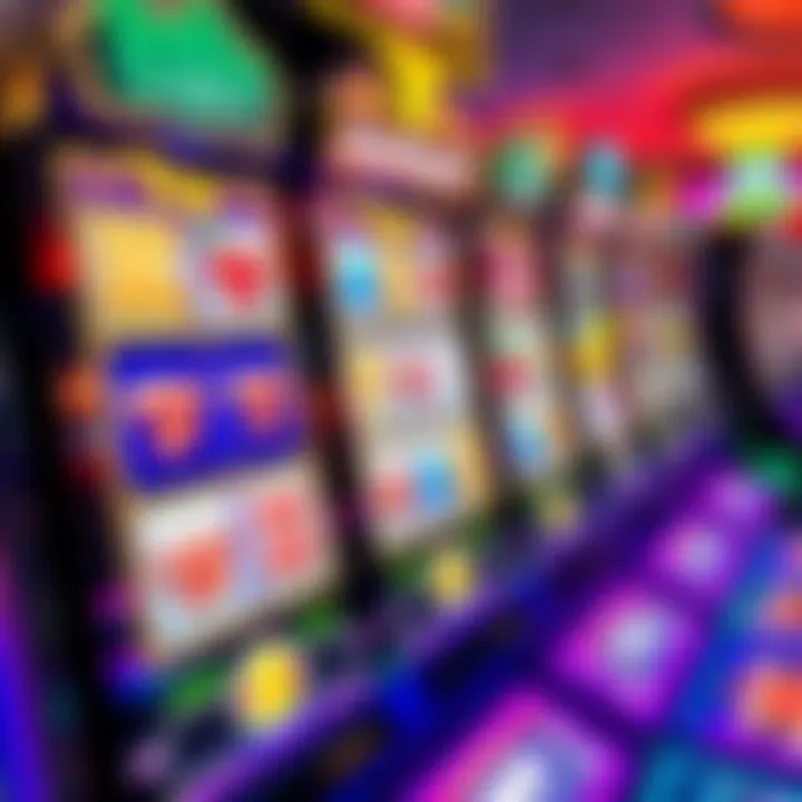 Colorful online pokies game interface featuring reels with vibrant symbols and jackpot display