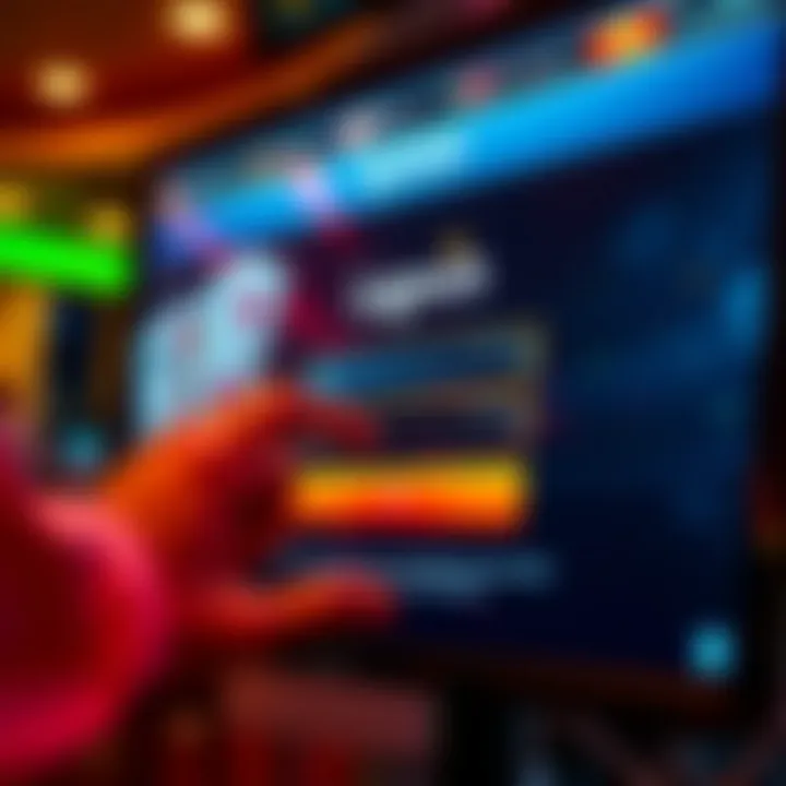 Casino Ozwin Login Interface User entering credentials on Casino Ozwin login screen