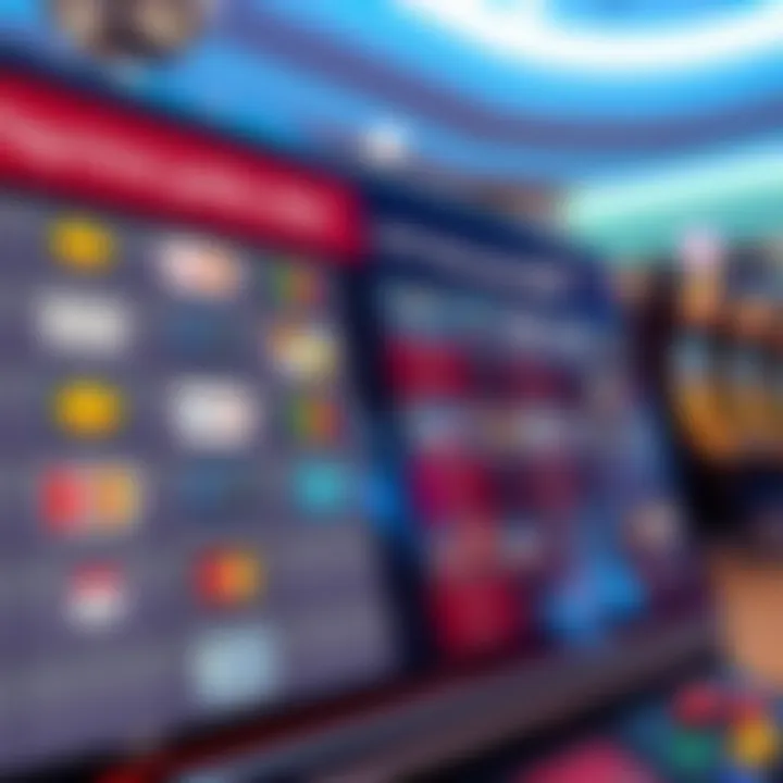 Comparison chart showing various online payment methods including PayID for pokies transactions