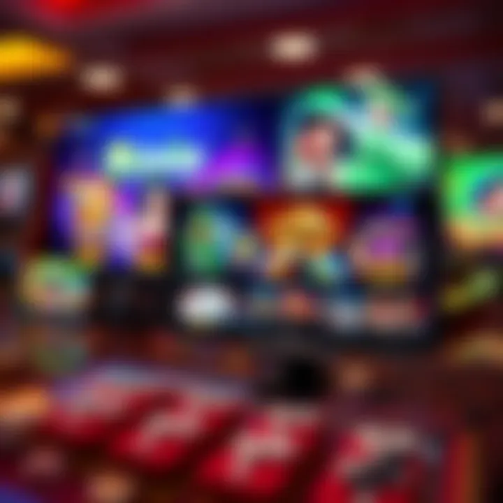 Variety of gaming options available across Ozwin sister platforms displayed on digital devices