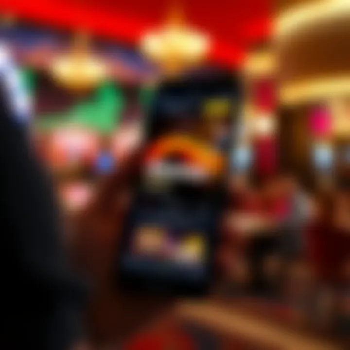 Mobile device showing the Ozwin Casino app download screen in Australia