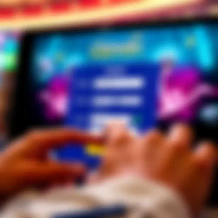 User entering details on Ozwin Casino registration form on a digital device