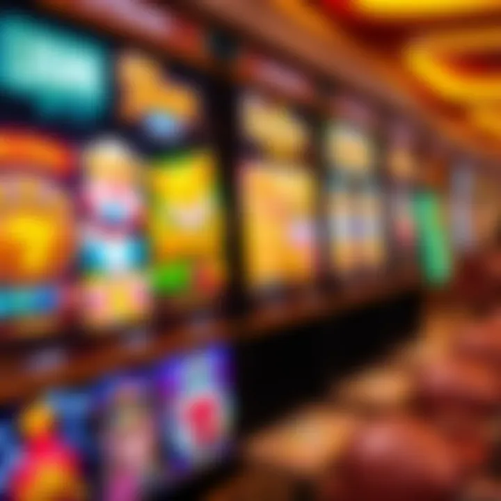 Colorful digital casino game icons representing variety of slot games at Logim Ozwin Casino