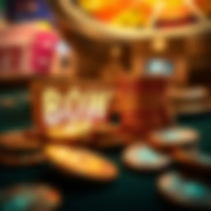 Digital Bonus Codes and Casino Tokens for Online Rewards Illustration of digital bonus codes and casino tokens representing online gaming rewards