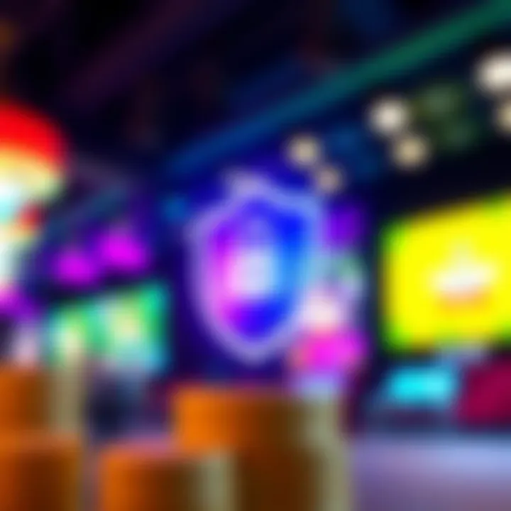 Secure login with shield icon representing account safety and protection measures