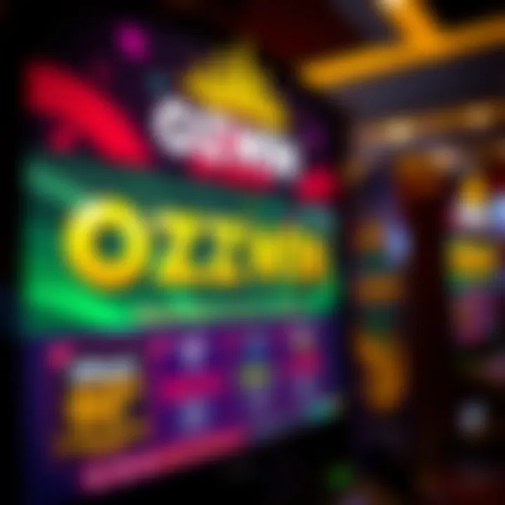 Digital codes and gaming tokens illuminated on a vibrant screen