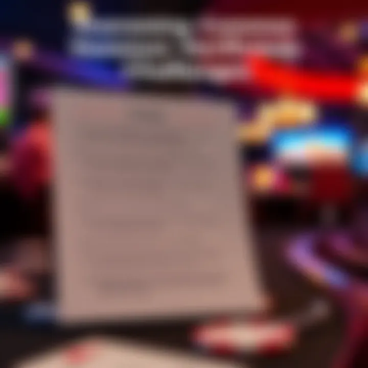 Overcoming Common Verification Challenges at Ozwin Casino Checklist highlighting common challenges in casino account verification and tips to overcome them