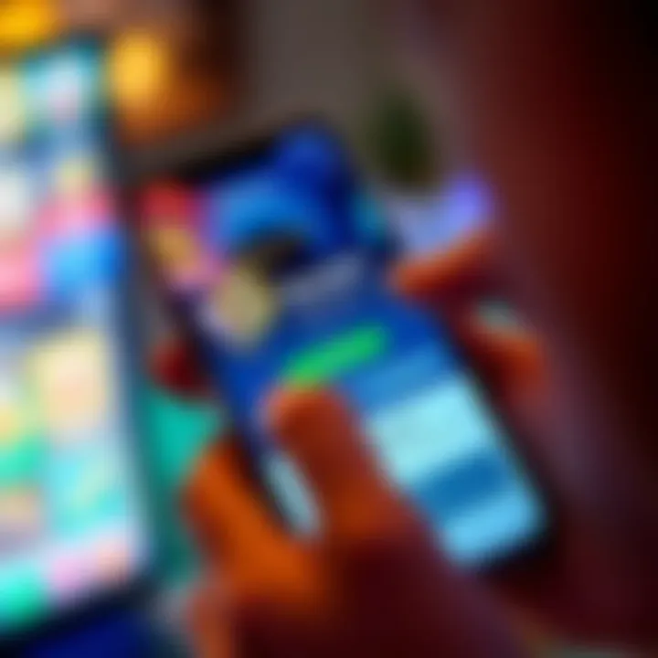 Downloading and Installing Ozwin Casino App User tapping on a smartphone screen showing the Ozwin Casino download page with installation instructions