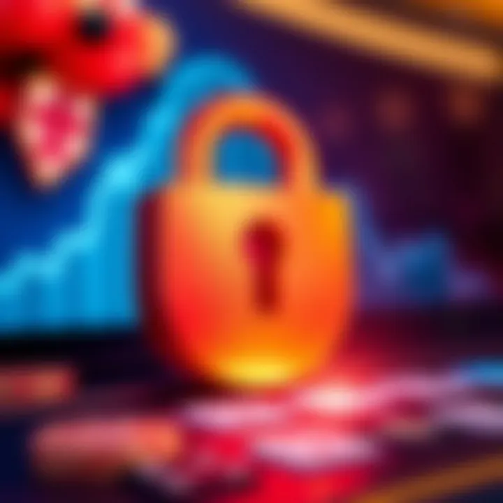 Secure padlock symbol representing account safety on Ozwin Casino