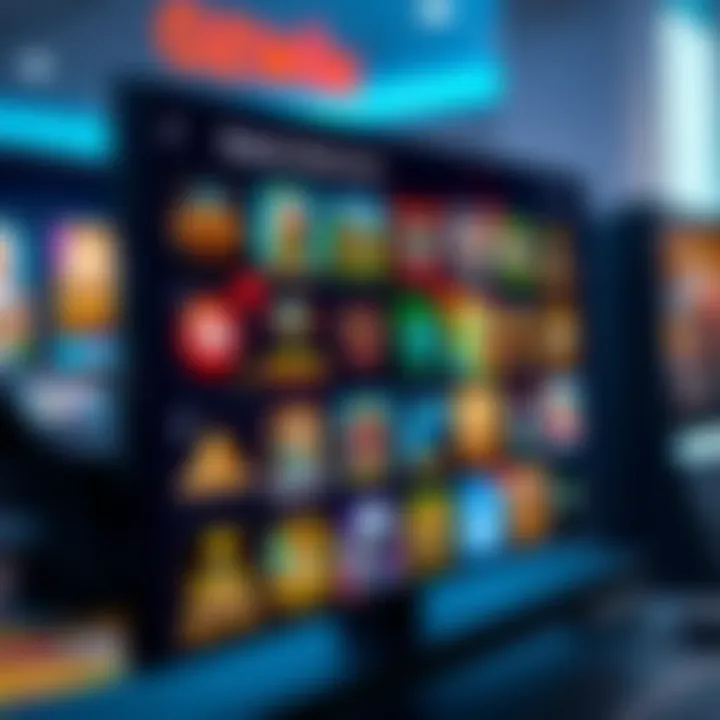 Interface displaying various online casino games available at Ozwin Casino Australia