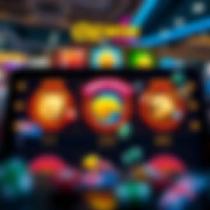 Ozwin Casino's Diverse Australian-Themed Slot Games Online casino interface showcasing a variety of slot games with Australian-themed symbols
