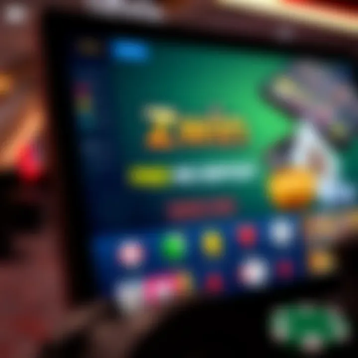 Digital casino interface displaying bonus code entry section with free no deposit offer highlighted