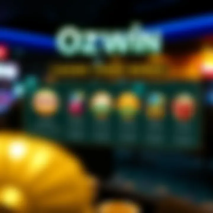 Overview of Ozwin Casino Bonus Code Benefits Graphic showing various casino bonus icons such as free spins and cashback offers