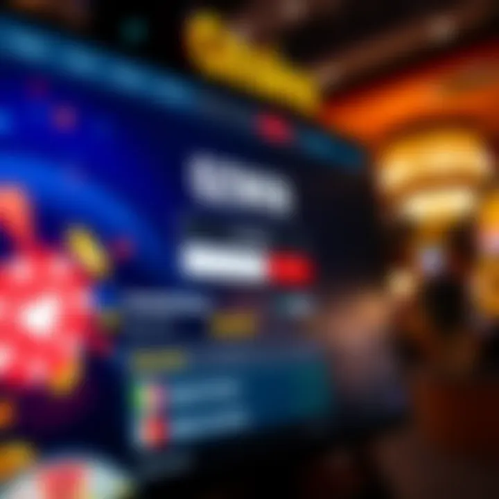 Ozwin Casino Bonus Code Entry and Offers Display Illustration of an online casino interface displaying bonus code input and promotional offers