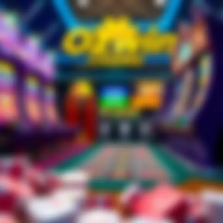 Bonus Eligibility and Wagering Details at Ozwin Casino Colorful symbols from popular casino games highlighting bonus eligibility and wagering requirements