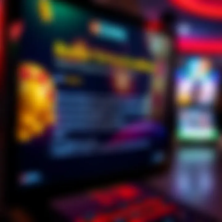 Graphic displaying key terms and conditions for a casino bonus offer on a digital screen