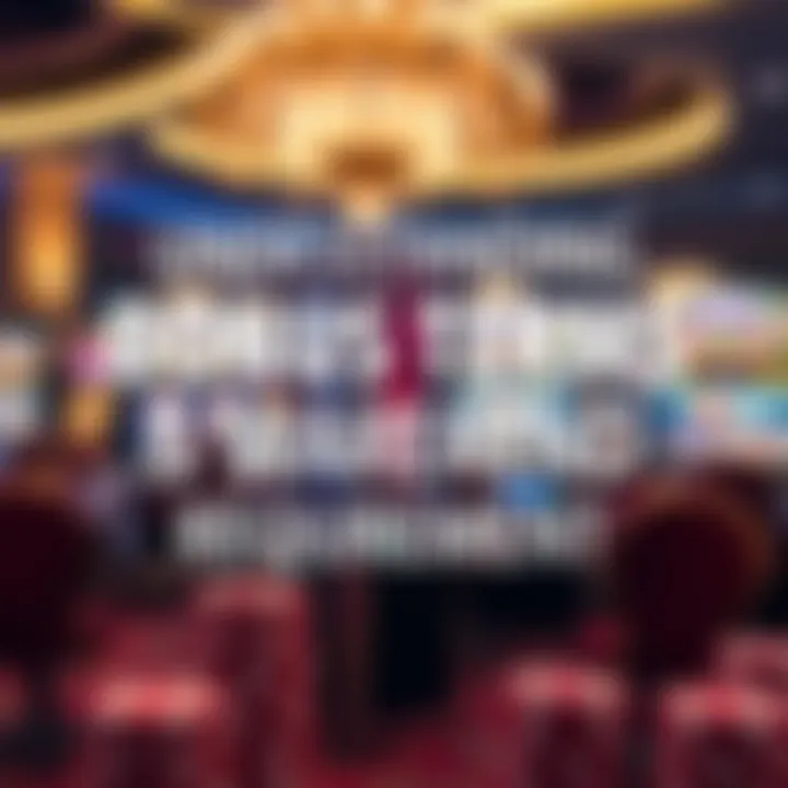 Illustration showing bonus terms and wagering requirements visually explained