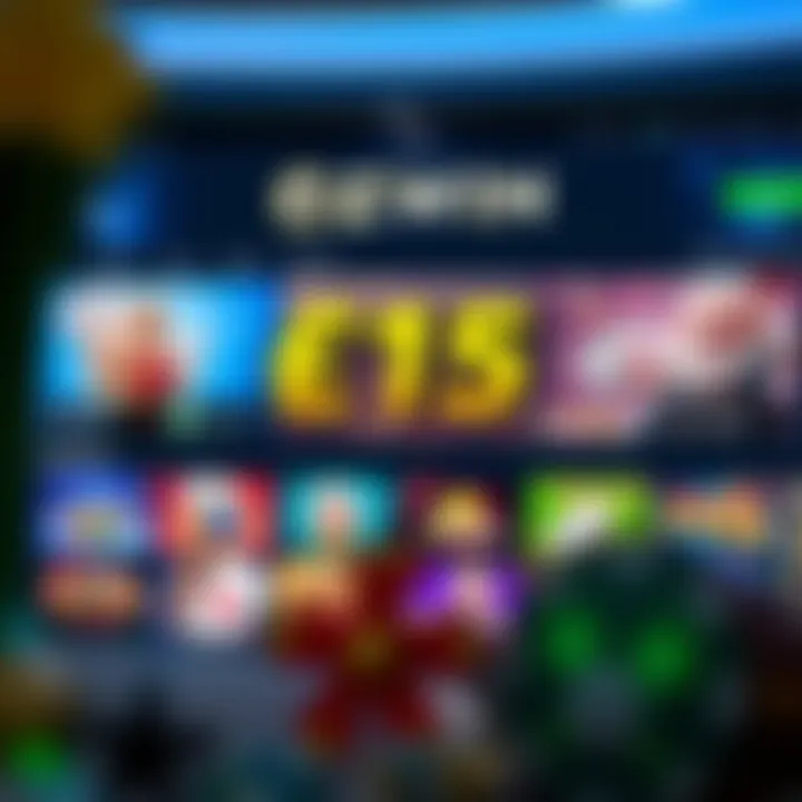 Ozwin Casino interface showing game selection and promotional offer banner