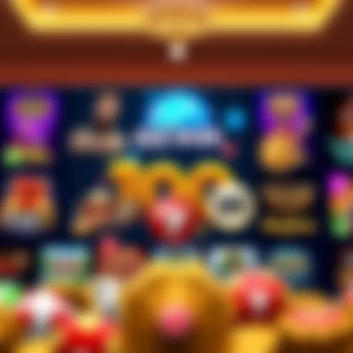 Collection of popular online casino game icons available for Australian players