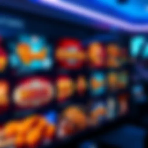 Digital gaming interface showcasing a variety of casino game options available on Ozwin Casino platform