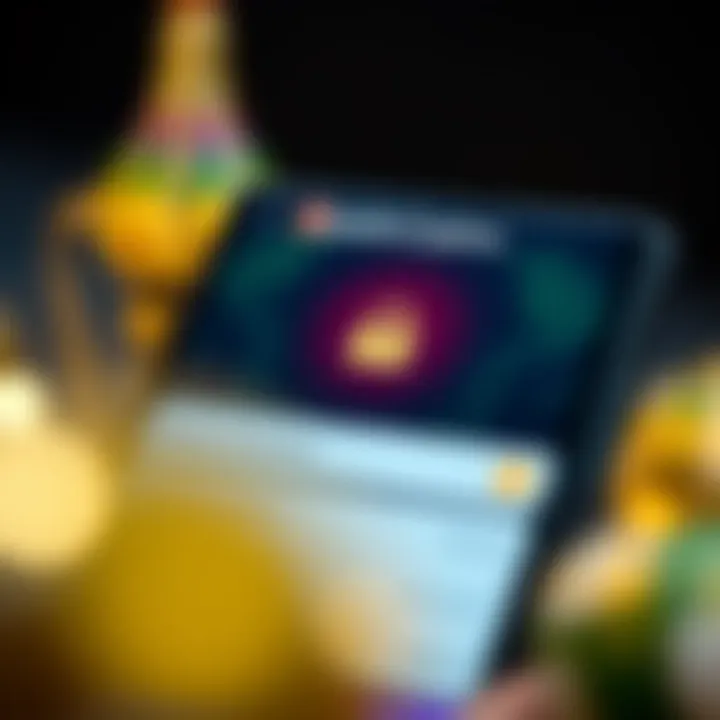 Security Features and Game Options on Ozwin Casino Mobile Smartphone showing secure connection icon and casino game selection
