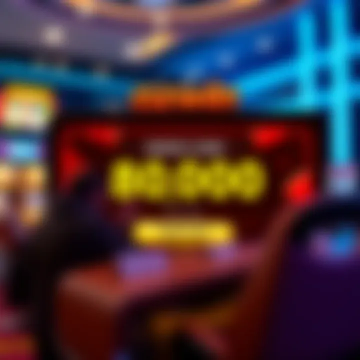 Illustration showing a digital casino interface highlighting bonus code entry for no deposit offers