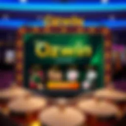Illustration of digital casino interface highlighting no deposit bonus codes section
