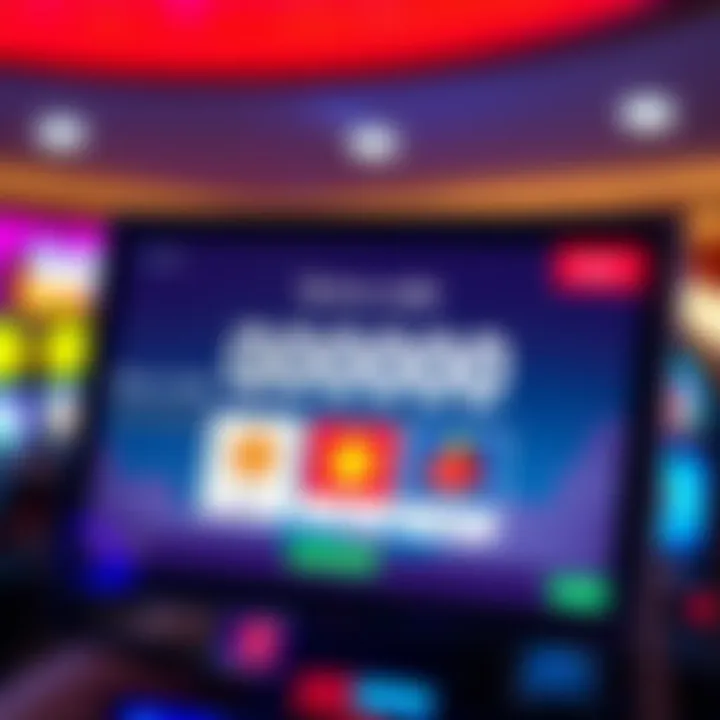 Redeeming No Deposit Bonus Codes at Ozwin Casino A digital screen displaying code and casino-related icons representing bonus code redemption at Ozwin Casino