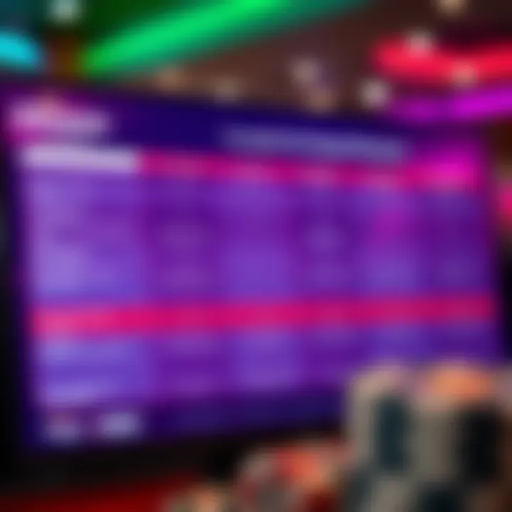 Comparison chart highlighting features and benefits of various no deposit bonuses available