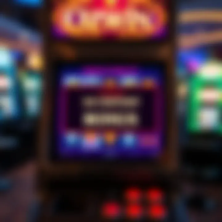 Ozwin Casino No Deposit Bonus Promotion Overview Digital slot machine interface displaying a no deposit bonus notification