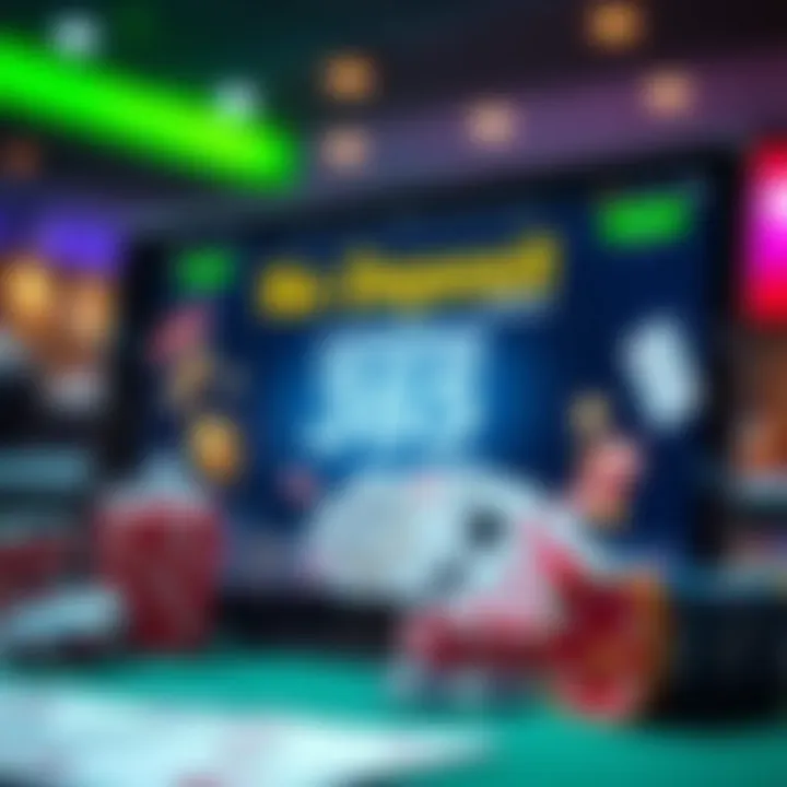 Overview of No Deposit Bonus Offers at Ozwin Casino 365 Illustration showing a casino bonus offer with chips and playing cards on a digital screen
