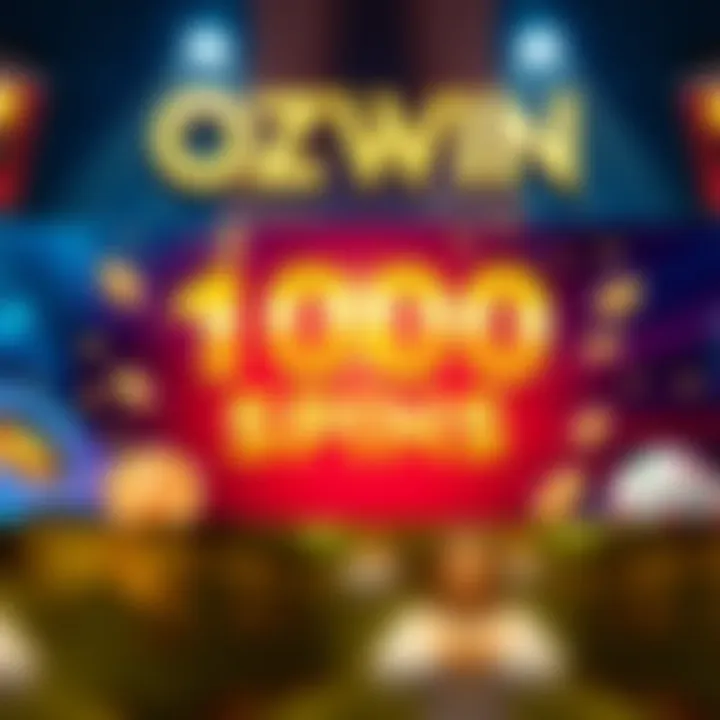 Screenshot of Ozwin Casino promotional banner highlighting the free spins no deposit bonus offer