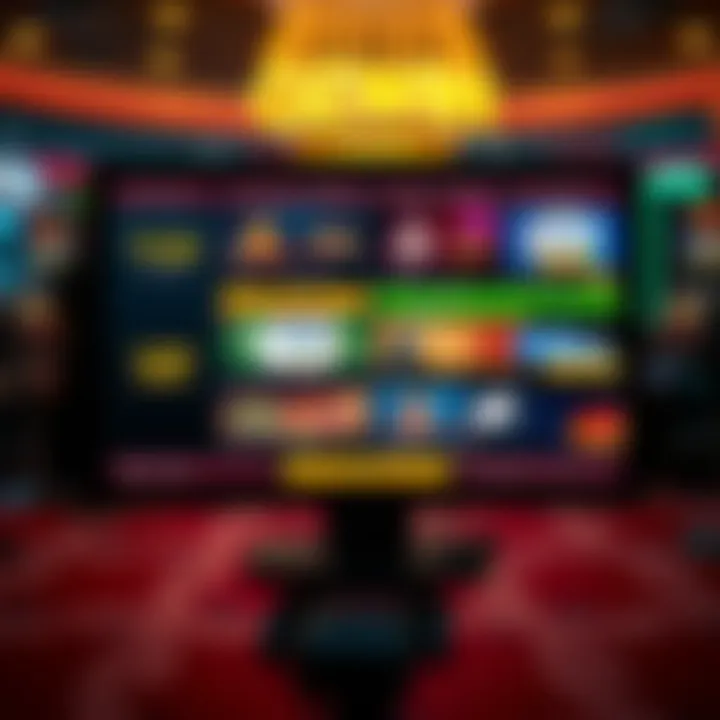 Online casino screen displaying various promotional coupon codes and bonus offers