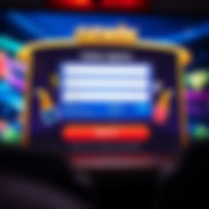 Ozwin Casino Registration Interface Illustration of registration form on Ozwin Casino platform with focus on user input fields