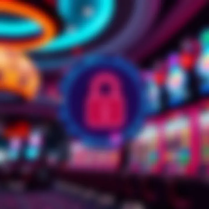 Enhanced Security Measures Ensuring Player Protection at Ozwin Casino Secure digital lock symbolizing online casino safety measures for player protection