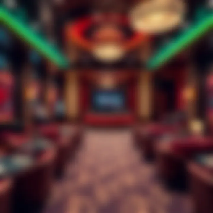 Luxurious VIP lounge at Ozwin Casino with elegant décor and comfortable seating