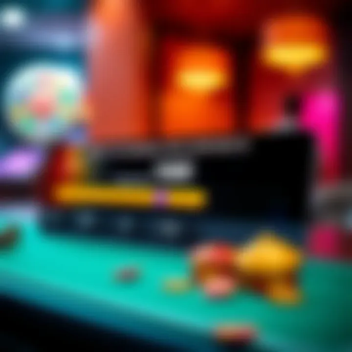 Visual representation of wagering requirements with a progress bar and casino icons