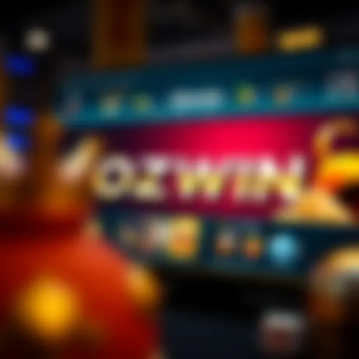 Exciting online casino interface highlighting the Ozwin free bonus offer