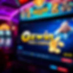 Online casino interface highlighting Ozwin free chips offer on the screen