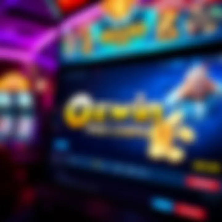 Online casino interface highlighting Ozwin free chips offer on the screen