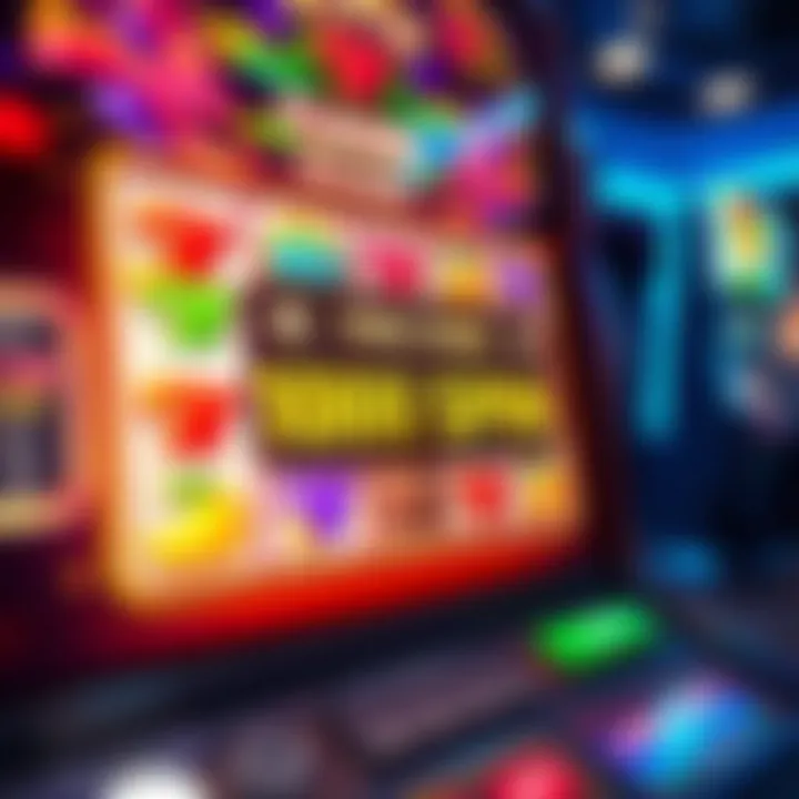 Ozwin Casino Slot Featuring Free Spins Notification Colorful casino slot machine displaying winning symbols and free spins notification