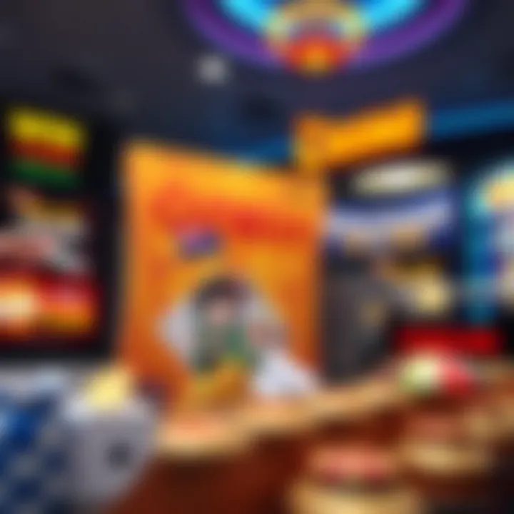 Colorful marketing campaign elements illustrating diverse promotional strategies across Australia