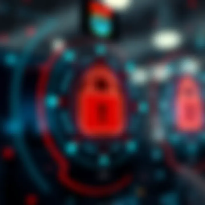 Ozwin Platform Security Features Secure digital lock symbolizing online platform protection