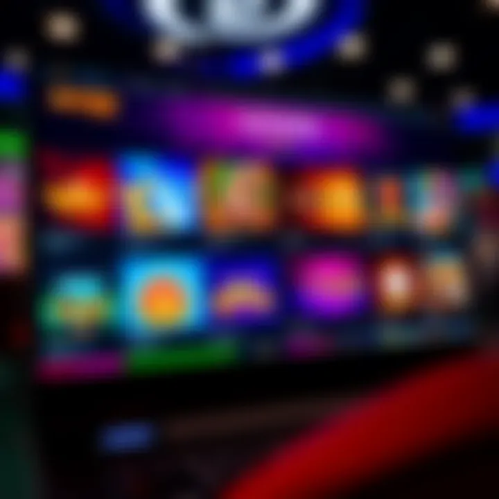 Online casino interface displaying a variety of casino games suitable for Australian players