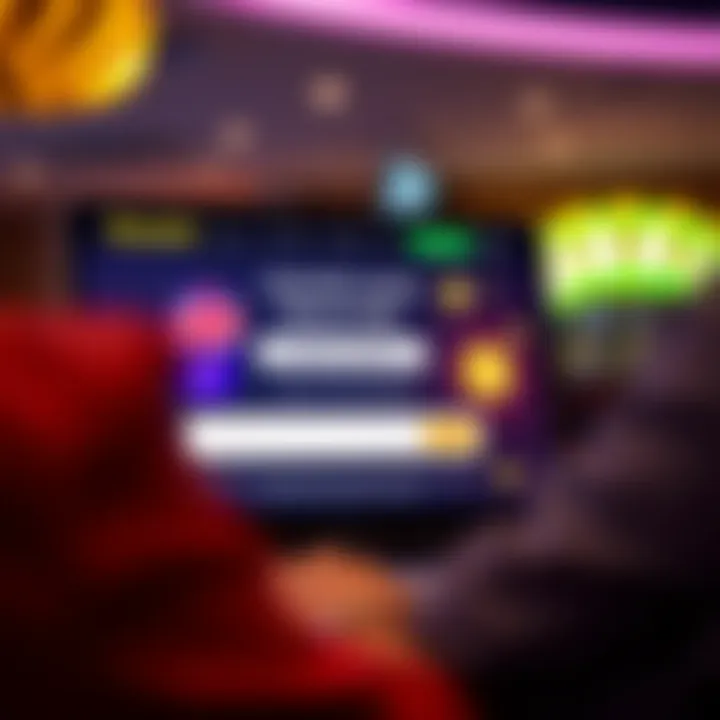 Entering Australia Casino Bonus Code on Ozwin Casino Platform Digital screen displaying Australia casino bonus code input on Ozwin Casino website