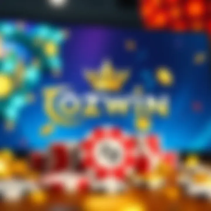 Illustration showing the Ozwin Casino logo alongside bonus symbols and casino chips