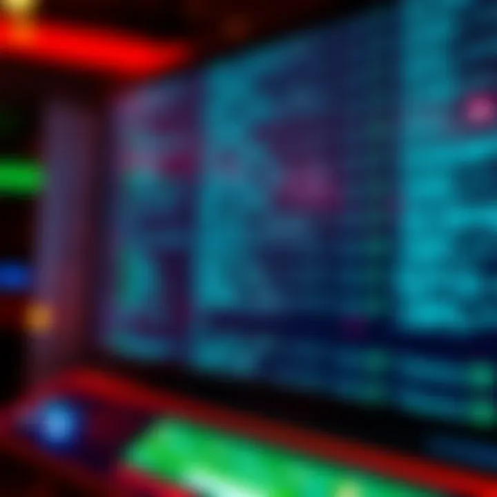 Detailed digital code sequences on a screen representing Ozwin coding system