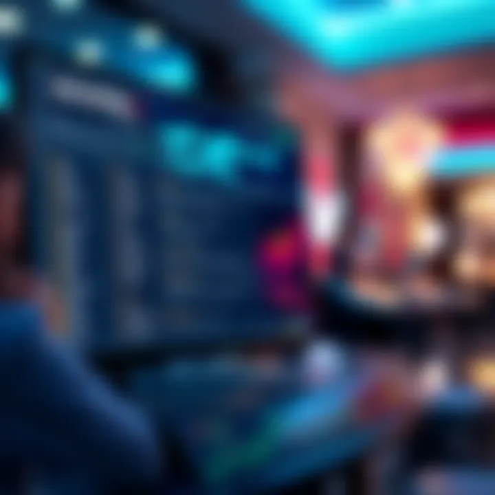 Digital interface showing legal documents being processed on a modern platform